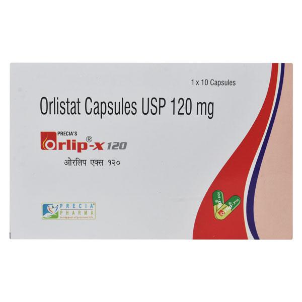 ORLIP X 120 Capsule 10's - Obesity