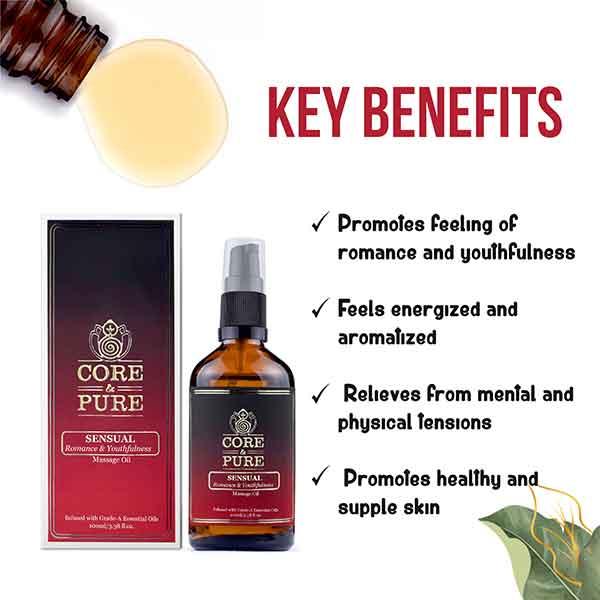 Core & Pure Sensual Body Massage Oil 100 ml - Massage Oils
