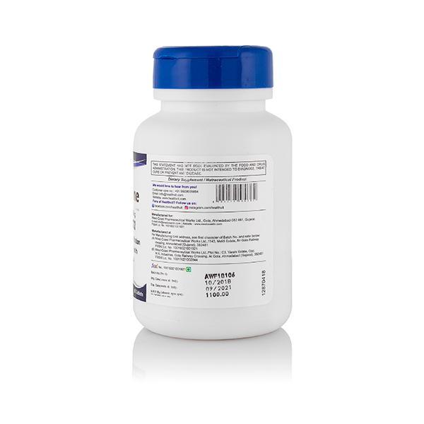 HealthVit L-Arginine 1000 mg Amino Acid Tablets 60's - Amino Acids