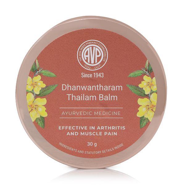 Netmeds | AVP Dhanwantharam Thailam Balm 30 gm