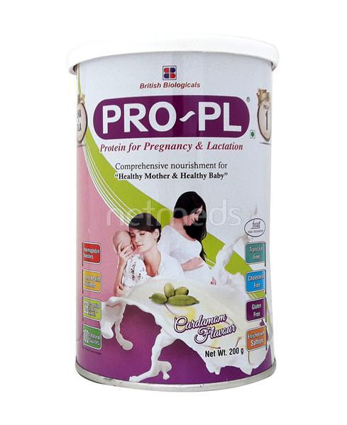 Netmeds | Pro PL Mother's Nutritional drink Powder - Cardamom Flavour 200 gm (Tin)