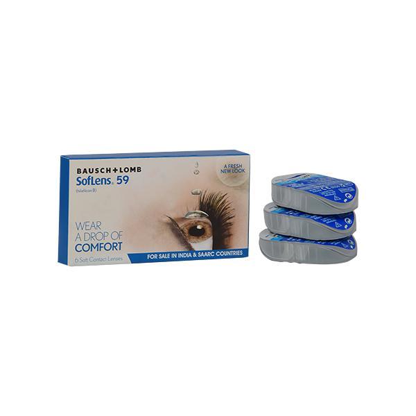 Bausch & Lomb SofLens 59 Monthly Contact Lens - 6 Lens/Box (-3.5) - Eyecare Lenses