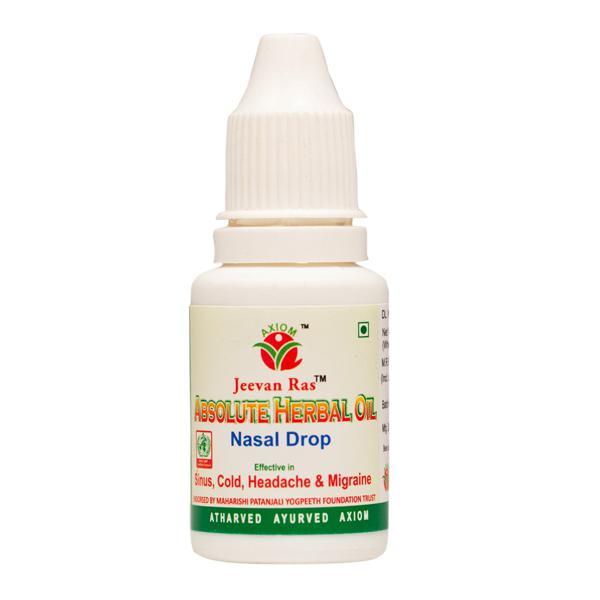 Netmeds | Axiom Jeevan Ras Absolute Herbal Oil Nasal Drop 15 ml
