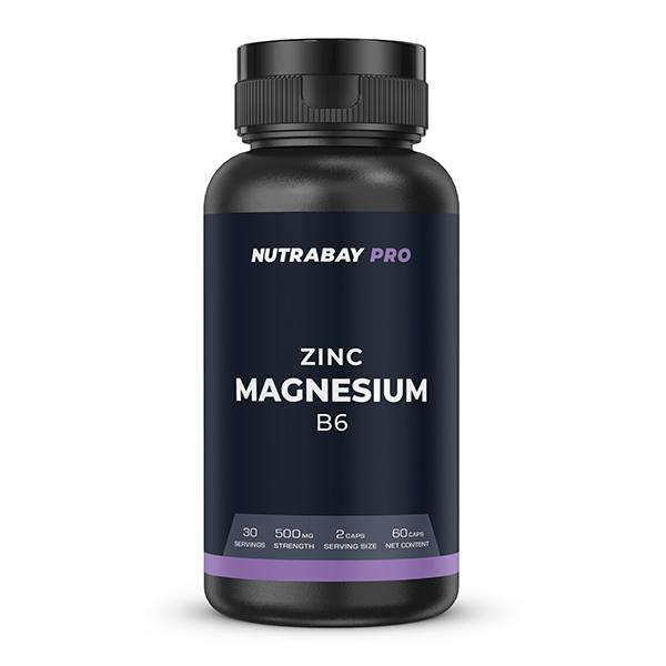Netmeds | Nutrabay Pro Zinc Magnesium B6 500mg Capsule 60's
