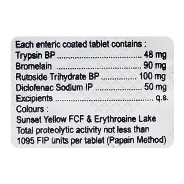 Muscodac Plus Tablet 10'S - Pain relief-Nsa