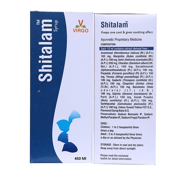 Virgo Shitalam Syrup 450 ml - Speciality Medicines