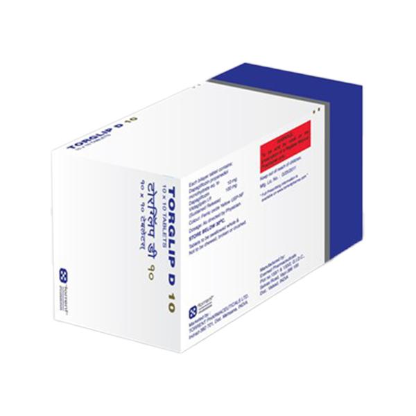 TORGLIP D 10 Tablet 10's - Diabetes-Ant