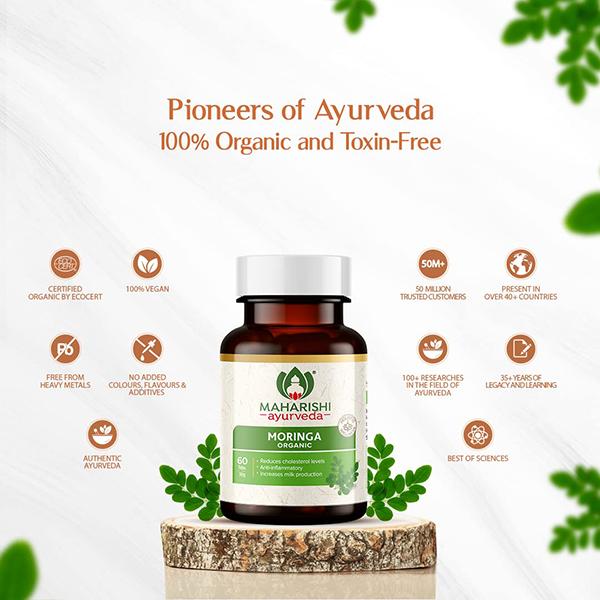 Maharishi Ayurveda Organic Moringa Tablet 60's - Pure Herbs