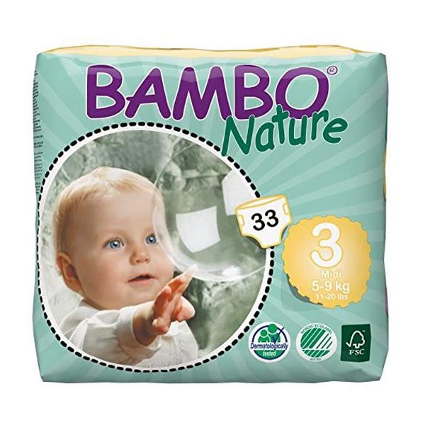 Bambo Nature Baby Diapers - Midi 33's - Diapers & Wipes