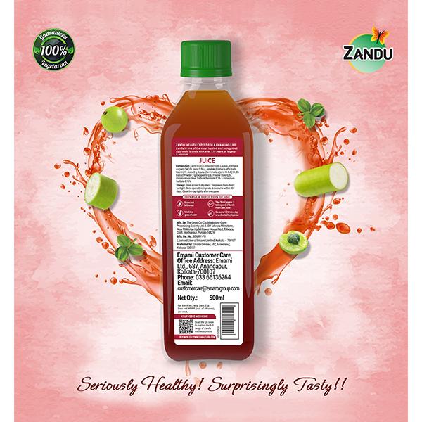 Zandu Heart Care Juice - Lauki & Amla 500 ml - Ayurvedic Juices