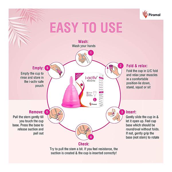 i-activ Menstrual Cup (M) - Menstrual Cups