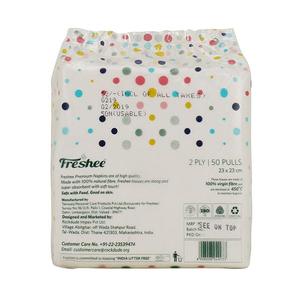 Freshee 2 Ply Premium Cocktail Napkins (Pack of 2) - Tissues & Wipes