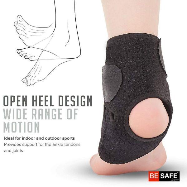 Be Safe Forever Ankle Support Neo Compression Protection (Pack of 2) (L) - Ankle/Foot Supports