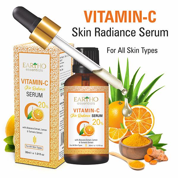 Netmeds | Eartho Essentials Skin Radiance Serum - Vitamin C 30 ml