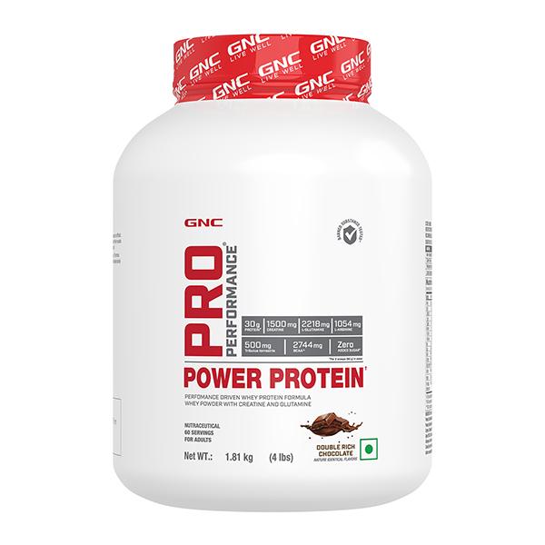 Netmeds | GNC Pro Performance Power Protein Powder - Double Rich Chocolate 1.81 kg