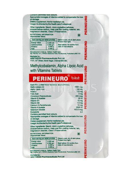 Perineuro Tablet 10'S - Supplements-Vbc