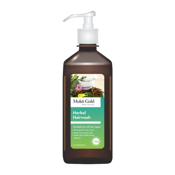 Axiom Mukti Gold Herbal Hairwash With Dispenser 400 ml