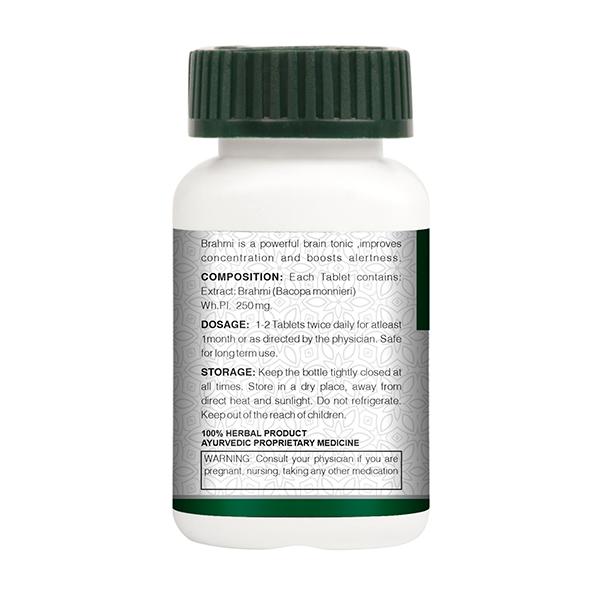 Vogue Wellness Brahmi Tablet (Pack of 2 x 60's) - Pure Herbs