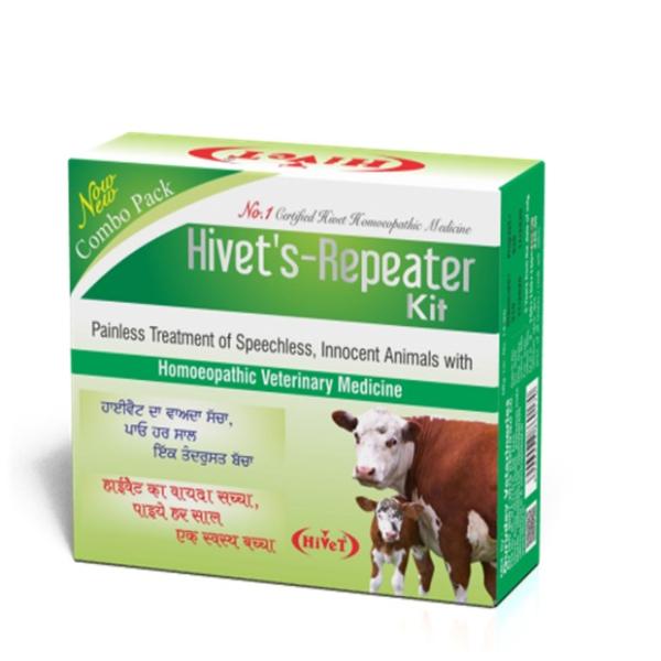Netmeds | Hivet's Repeater Kit (Uterocure 1's x 30 ml + Progvet 2's x 30 ml) 1's