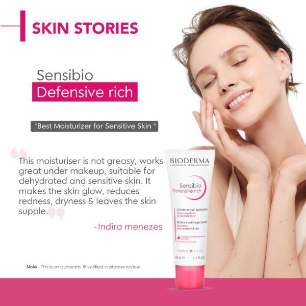 Bioderma Sensibio Defensive Rich Active Soothing 40 ml - Face Wash & Cleansers