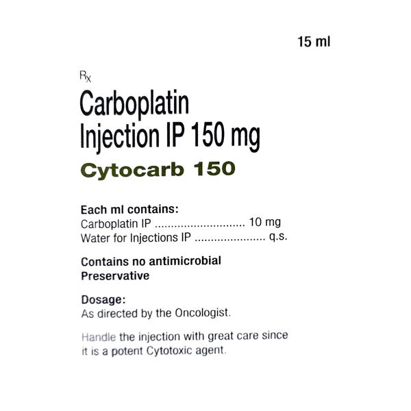 Cytocarb 150mg Injection 15ml - Cancer Oncology-Cyt