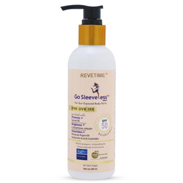 Revetime Go Sleeveless SPF 50 Sunscreen Body Lotion 190 ml - Body Sunscreen