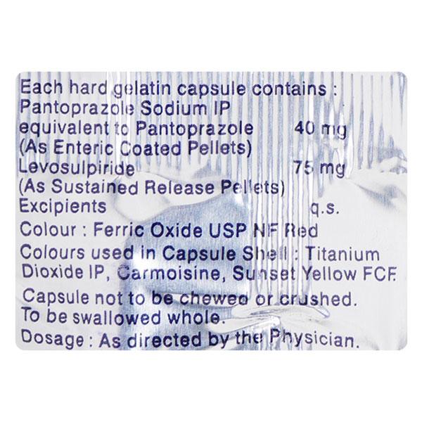 P2I L 75/40mg Capsule 10'S - Ulcer/Reflux/Flatulence-GIT