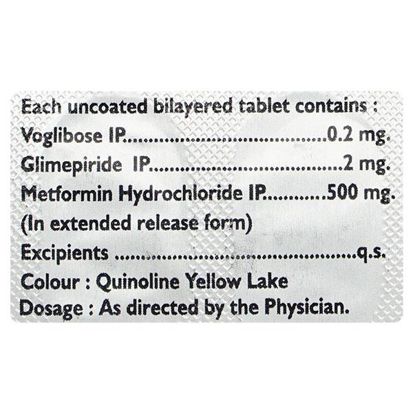 ENDOFORMIN VG 2/500 Tablet 10's - Diabetes-Ant