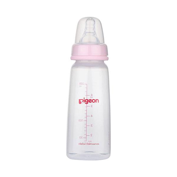 Pigeon Flexible 4+ Months PP Feeding Bottle - Pink 200 ml - Feeding & Nursing