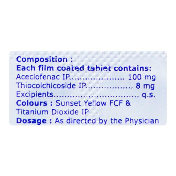 Willgo TH 8mg Tablet 10'S - Pain relief-Nsa