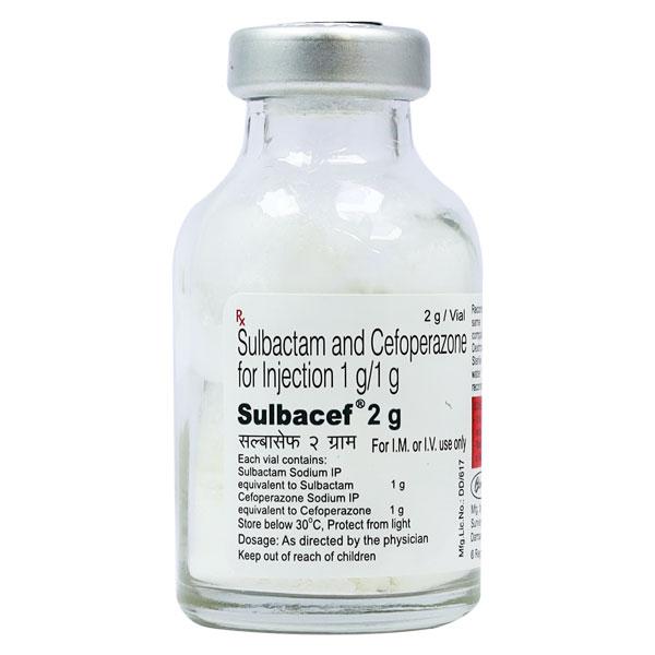 SULBACEF 2gm Injection 1's - Bacterial Infections-Cep