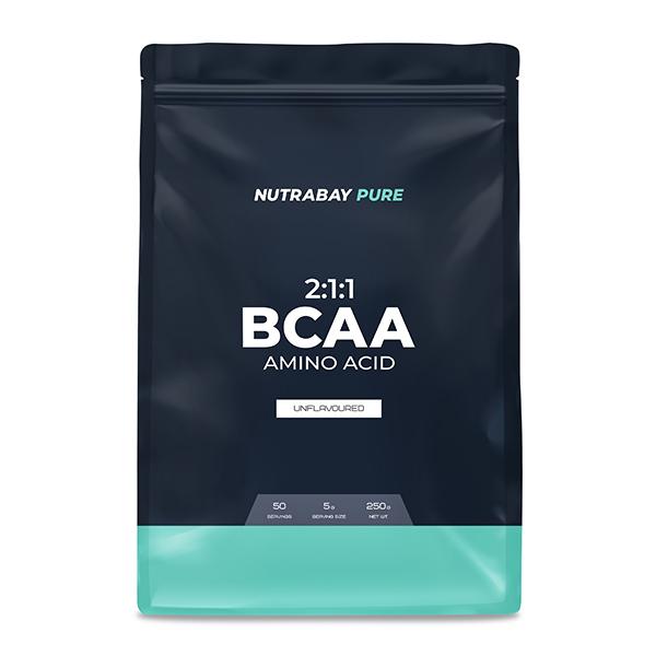Netmeds | Nutrabay Pure BCAA Powder - Unflavoured 250 gm