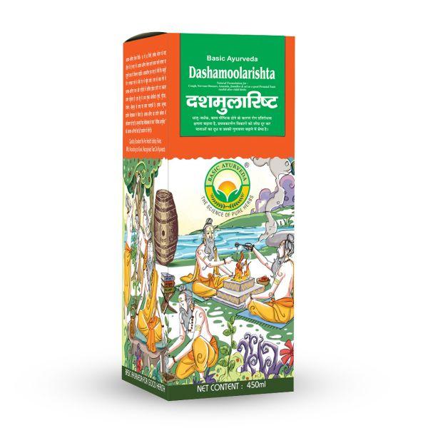 Basic Ayurveda Dashamoolarishta Liquid 450 ml - Speciality Medicines