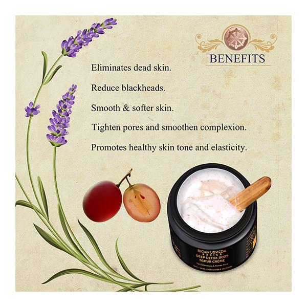 Bioayurveda Basics Deep Detox Body Scrub Creme 120 gm - Scrubs & Exfoliants