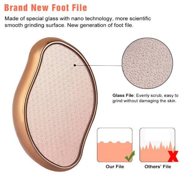 Dr Foot Glass File Callus Remover - Rose Gold 1's - Manicure & Pedicure Kits