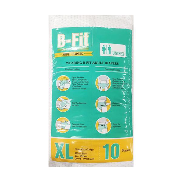 B-Fit Adult Diaper Pants - Economy (XL) 10's - Adult Diapers & Pads