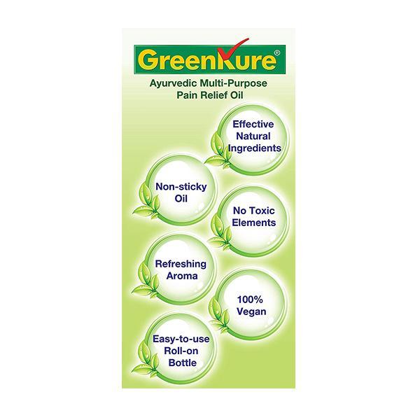 GreenKure Pain Relief Ayurvedic Oil 50 ml - Pain Relief (Ayush)