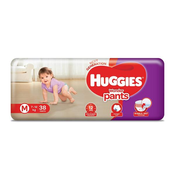 Huggies Wonder Diaper Pants (M) 38's - Diapers & Wipes