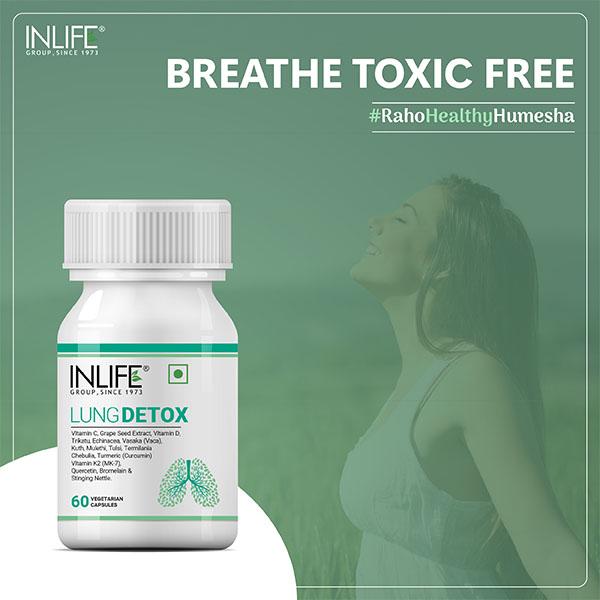 INLIFE Lung Detox Veg Capsule 60's - Vital Health
