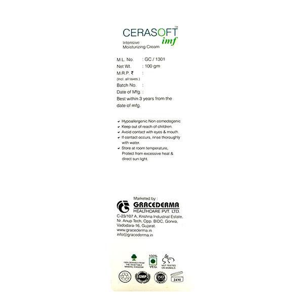 CERASOFT IMF Cream 100gm - Dry Skin-Emo