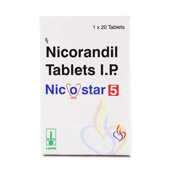 Nicostar 5mg Tablet 20'S - Angina