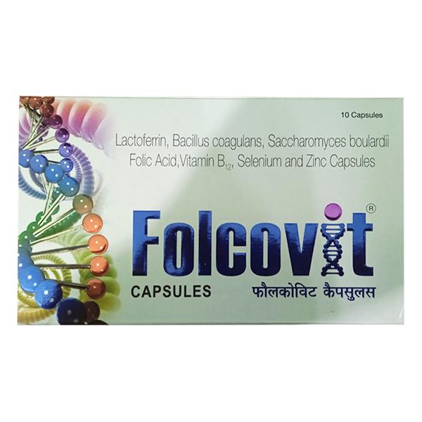 FOLCOVIT Capsule 10's - Supplements-Vam