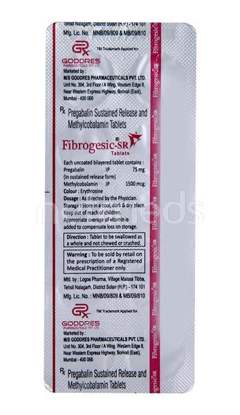 Fibrogesic SR Tablet 10'S - Neuropathic Pain-Dru