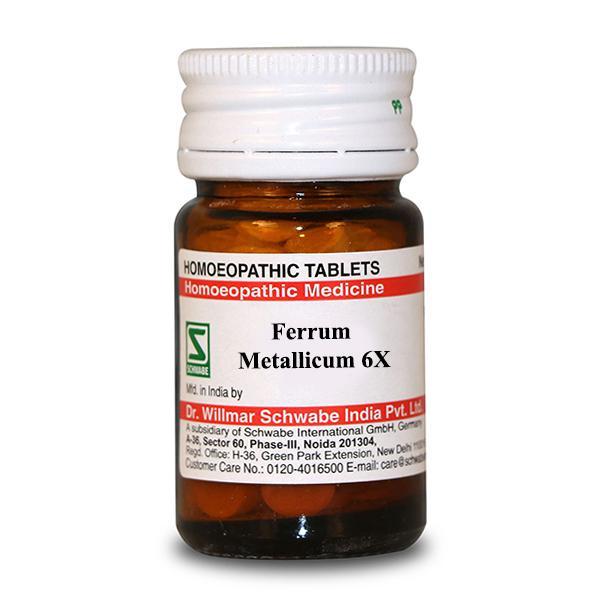 Netmeds | Dr.Willmar Schwabe Ferrum Metallicum 6X Tablet 20 gm