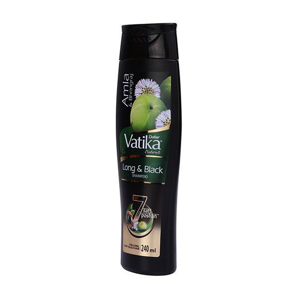 Dabur Vatika Long & Black Shampoo - Amla & Bhringraj 240 ml - Shampoos
