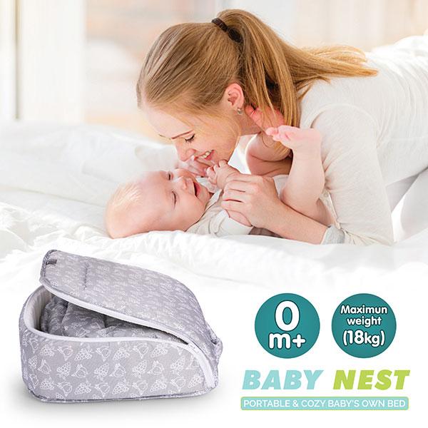 R for Rabbit Baby Nest Baby Bedding Set - Grey - Baby Bedding