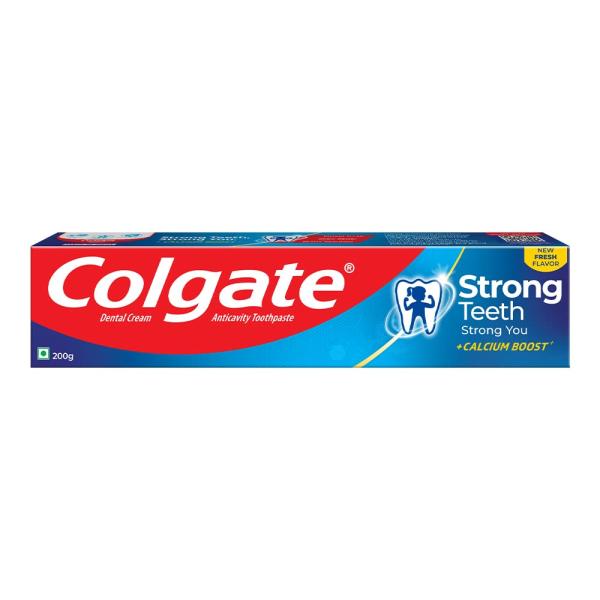 Netmeds | Colgate Strong Teeth with Calcium Boost Toothpaste - Fresh 200 gm