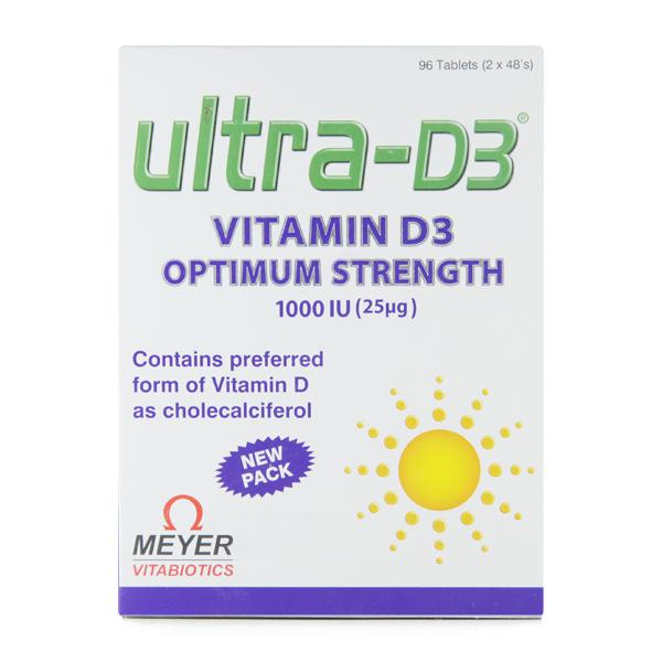 Ultra D3 1000IU Tablet 48'S - Supplements-Vit