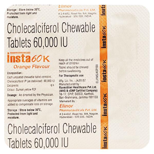 INSTA 60k Tablet 4's - Supplements-Vit