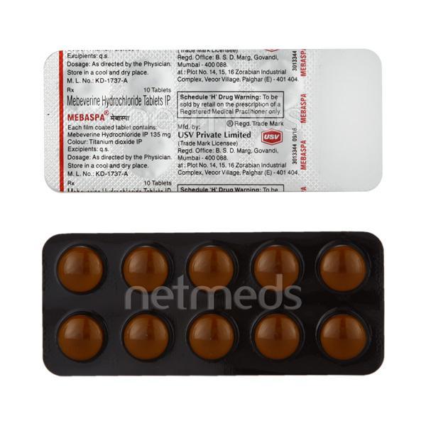 Mebaspa 135mg Tablet 10'S - Muscle Spasm-Ant
